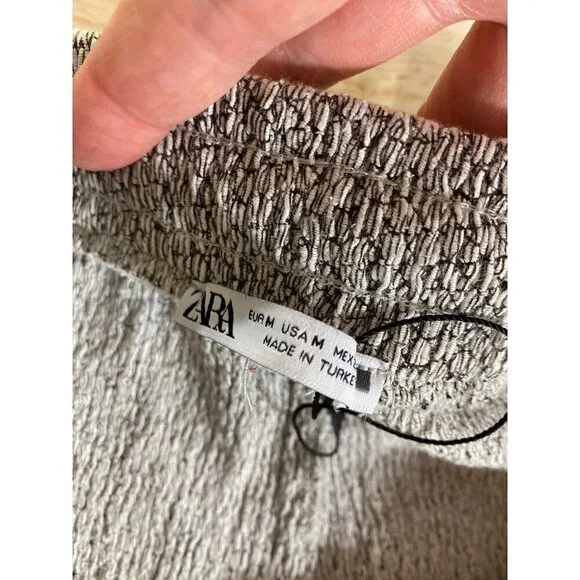 Zara Women's Grey Casual Classic Pullon Pants - Medium - Picture 10 of 11